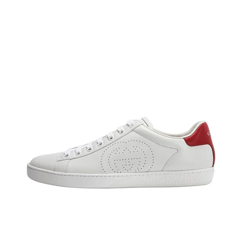 GUCCI Women's Ace 'Interlocking G White Red' Women's-0