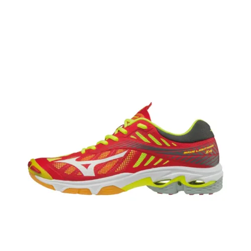 Mizuno Wave Lightning Z4 Running Shoes Unisex Low-Top Red/Yellow