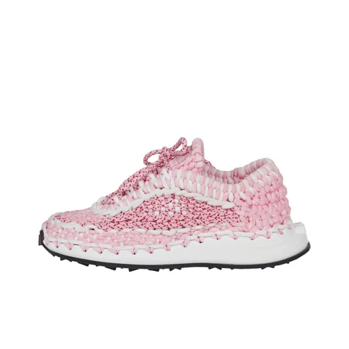 Valentino Women's Crochet Sneakers 'Pink'