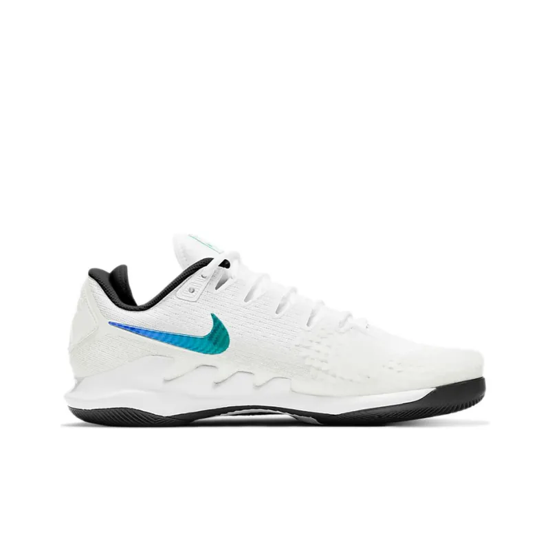 Nike Court Air Zoom Vapor X Knit White Black Electro Green-1