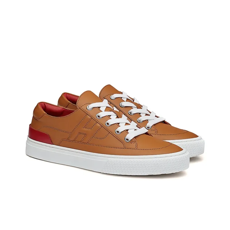 HERMES Deep Low Top Stylish Skateboarding Shoes Women's Natural-2