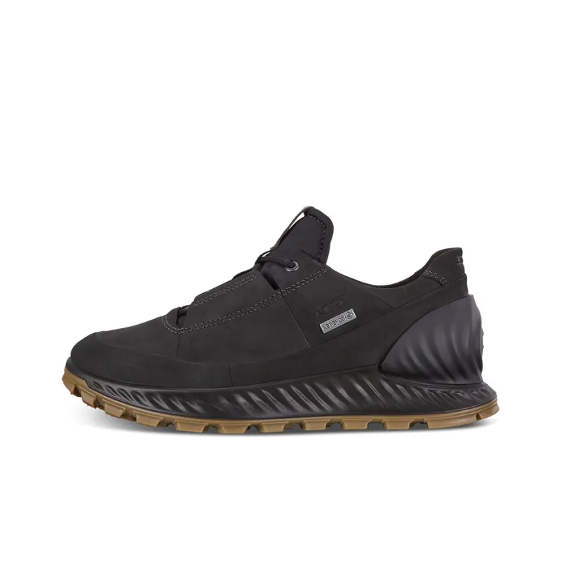Ecco Exostrike Low-Top Running Shoes Men's Black Retro Sports-0