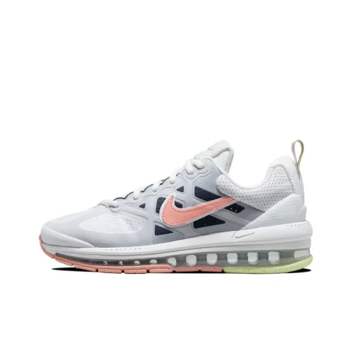 Nike Air Max Genome Running Shoes Women's Low-Top White/Gray/Pink