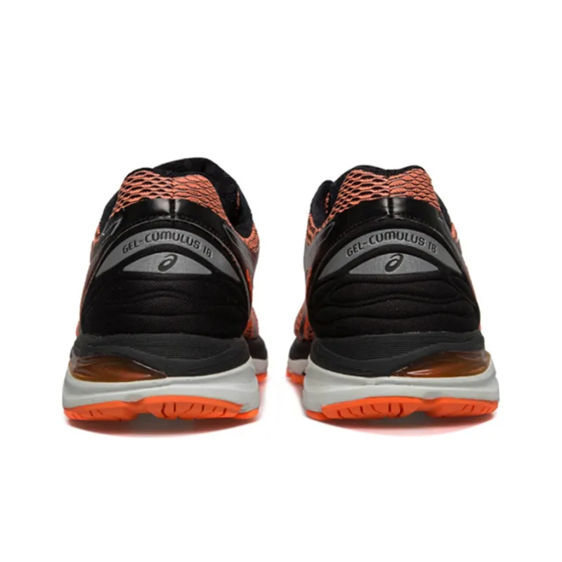 Asics Gel-Cumulus 18 Running Shoes Men Low-Top Orange/Black-3