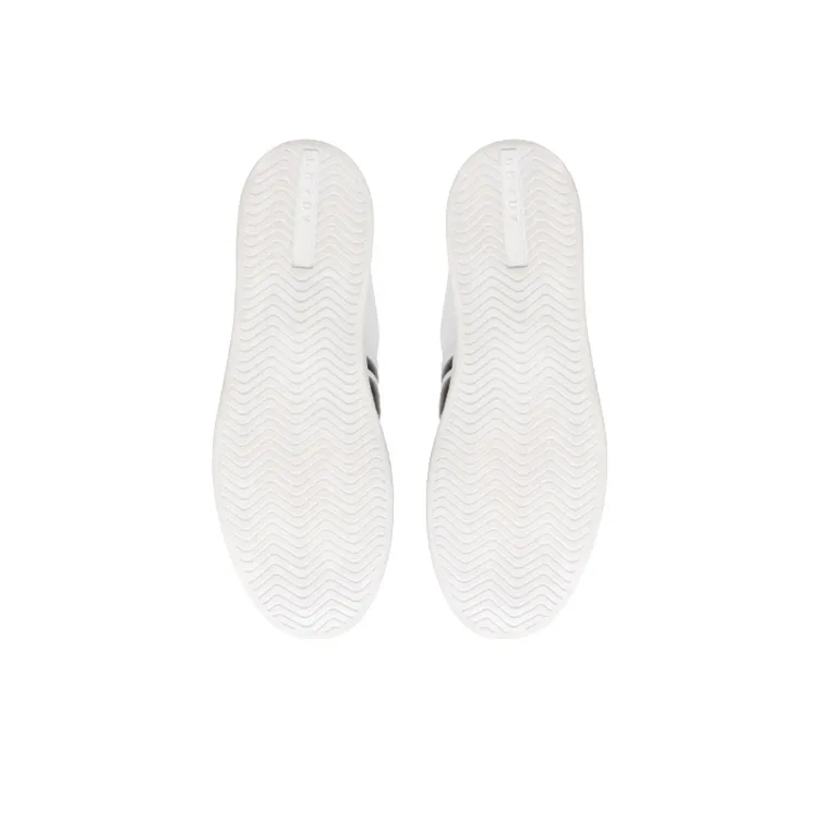 PRADA New Avenue Leather Low 'White Black'-4