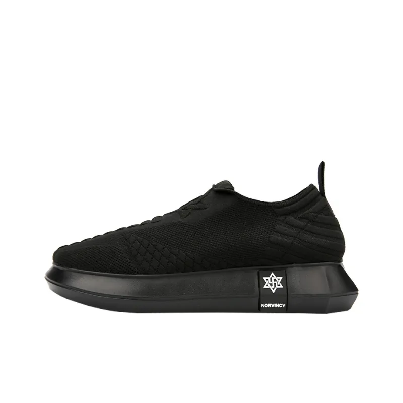 NORVINCY Novoflex Low Top Skateboard Shoes Unisex Black-0