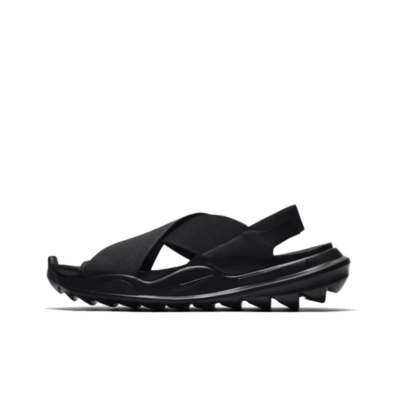 Nike Praktisk Ninja Straps Black Sandals Women's-0