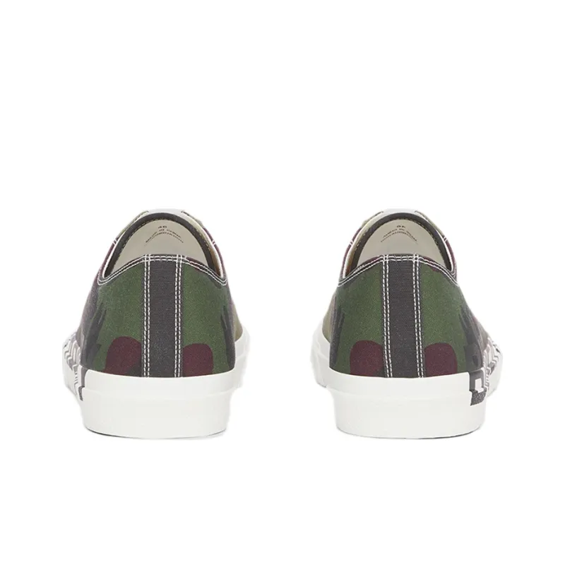 Burberry Logo-print Lace-up Sneaker Green Camo-4