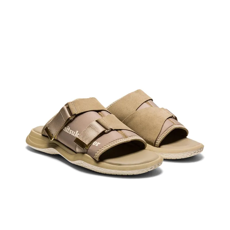 Onitsuka Tiger Ohbori Slider Sandals Brown-2