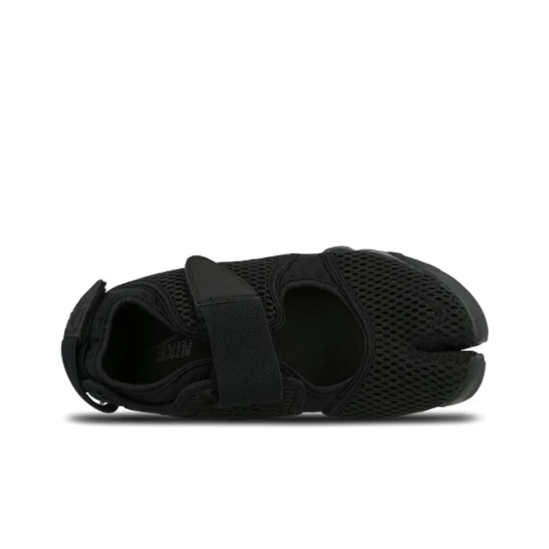 Nike Air Rift Breathe Non Slip Breathable Low Tops Sports Sandals Black-4