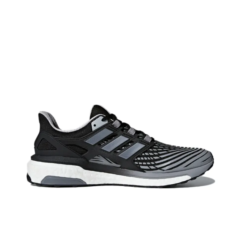 Adidas Energy Boost Anti-Slip Wear-Resistant Low-Top Running Shoes Men's Cosmic Gray-1