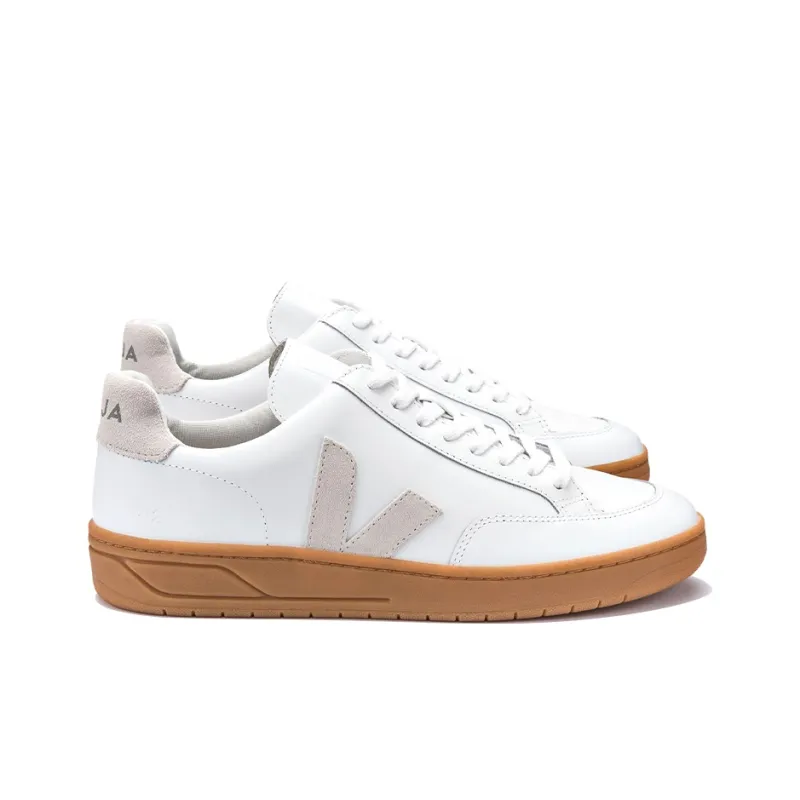 VEJA V 12 Leather 'White Natural Natural Sole'-2