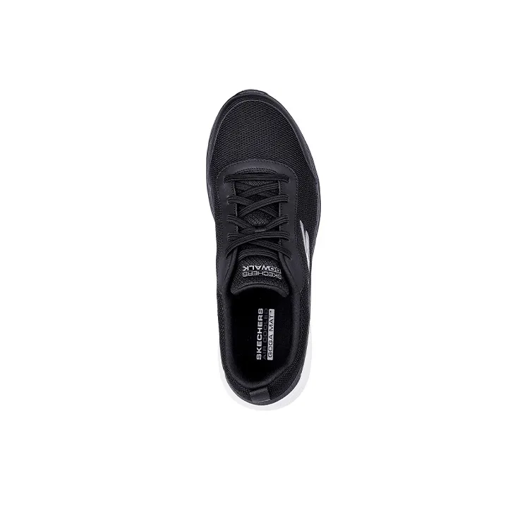 Skechers Go Walk 6 Slip On Shoes Men Low Top Black-3