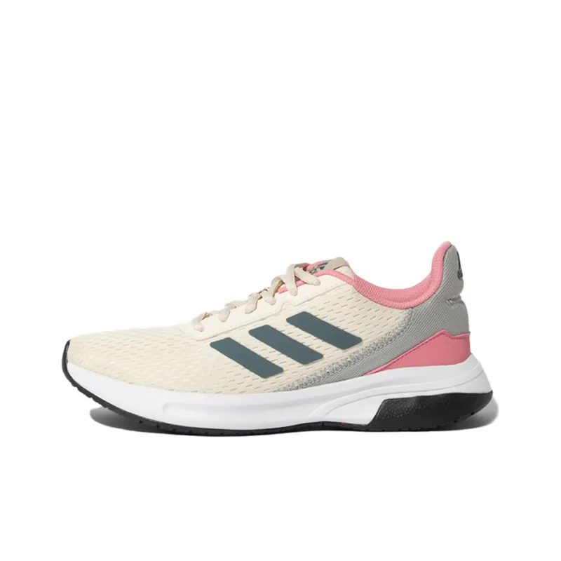 Adidas Runesy Anti-Slip Wear-Resistant Low-Top Running Shoes Women's Beige Yellow-0