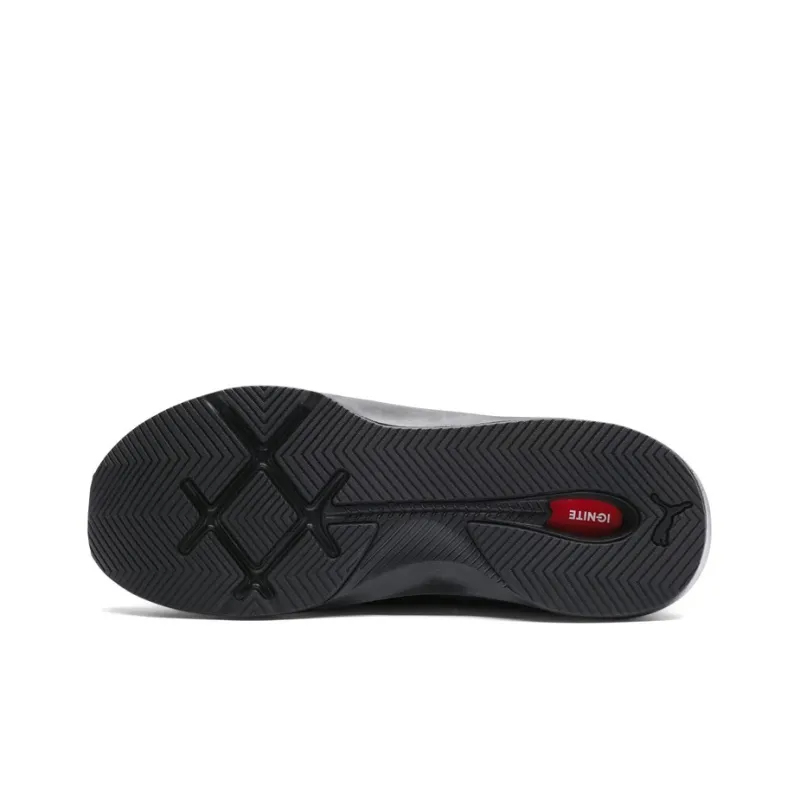 PUMA Anti-Slip Wear-Resistant High-Top Running Shoes Women's Black-4