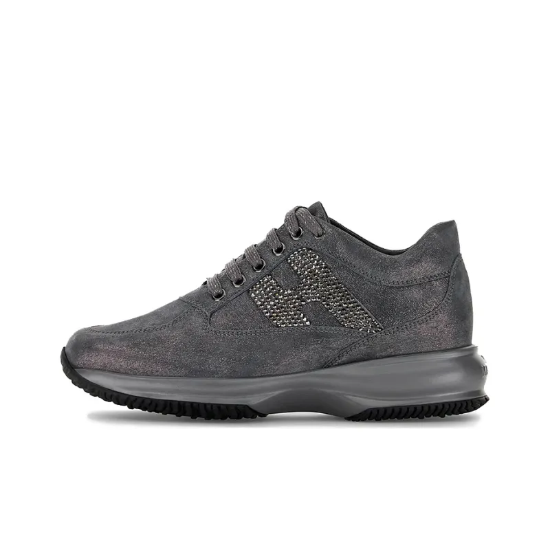 HOGAN Interactive Casual Shoes Women's Low-Top Gray-0