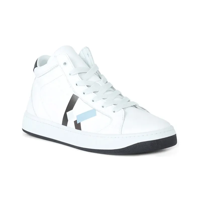 KENZO Kourt Mid-Top Casual Shoes Men's White-1