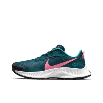 Nike Pegasus Trail 3 Dark Teal Green Pink Glow Women's