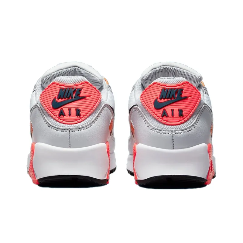 Nike Air Max 90 Grey Crimson Gold Women's-4