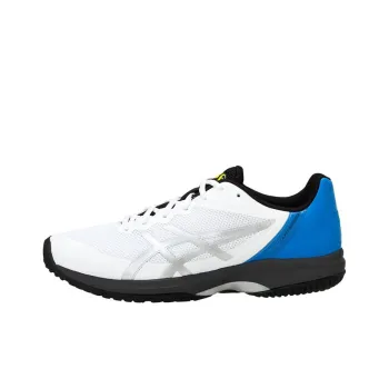 Asics Gel-Court Speed Oc Low-Top Running Shoes Men's White Blue