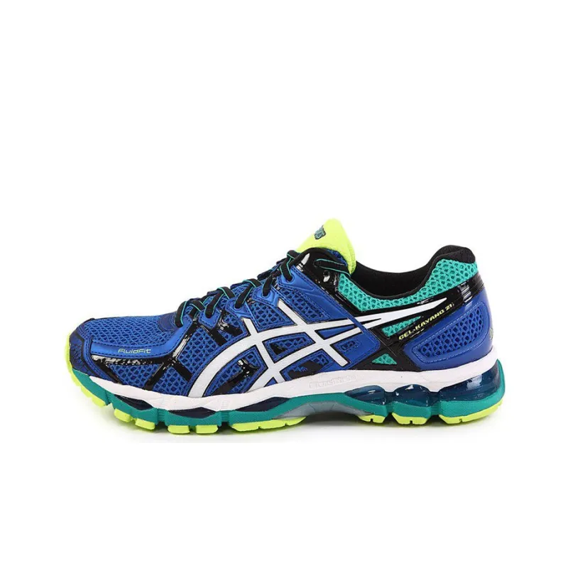 Asics Gel-Kayano 21 Wear-resistant Non-slip And Breathable Low-Top Running Shoes Men's Blue-0