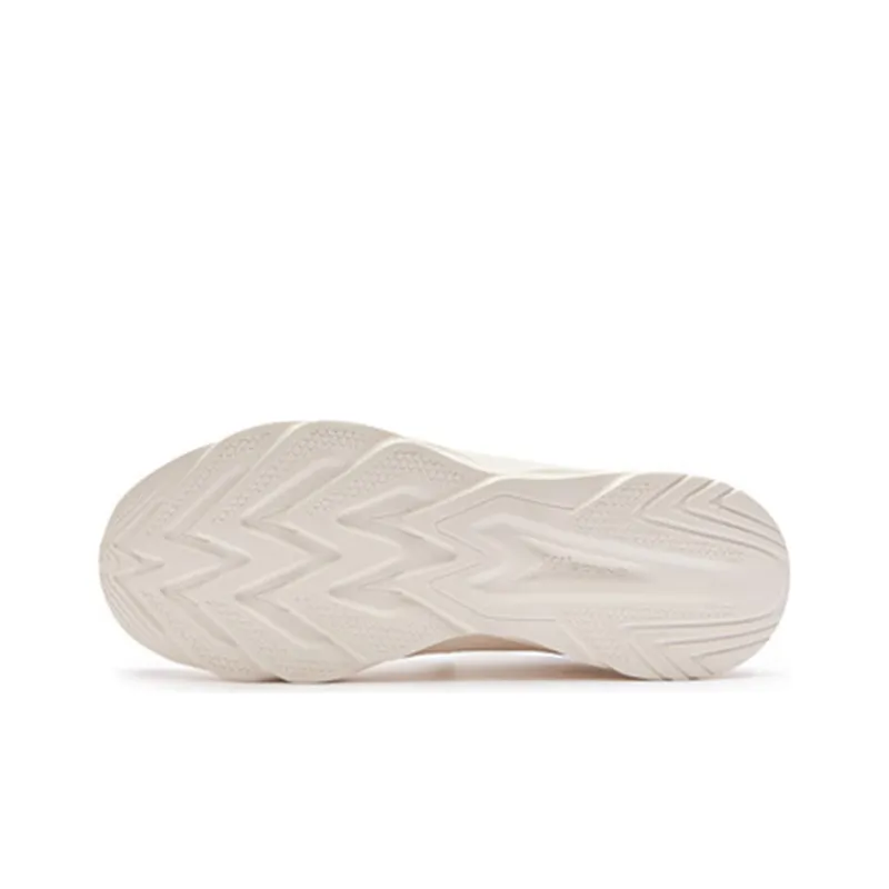 361° Cushioned Water-Resistant Lightweight Low-Top Running Shoes Men's Feather White-3
