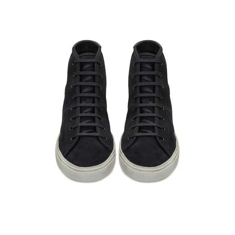 SAINT LAURENT Malibu Mid Black White-3