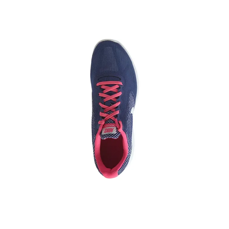 Nike REVOLUTION 3 Cushioning Breathable Lightweight Low-Top Running Shoes Men's Blue Pink-2