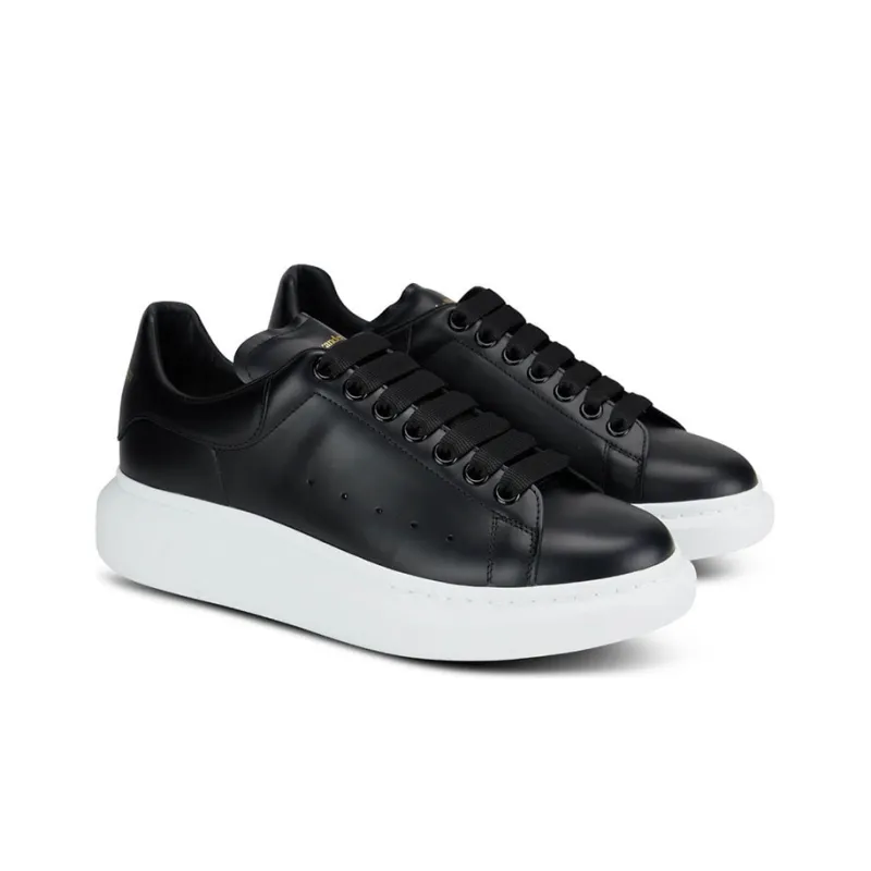 Alexander McQueen Oversized Sneaker 'Black White Sole'-2