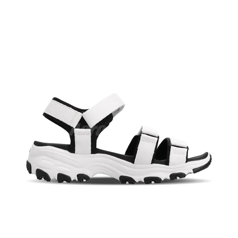 Skechers D'Lites Sandal Gs Black/White Women's-1