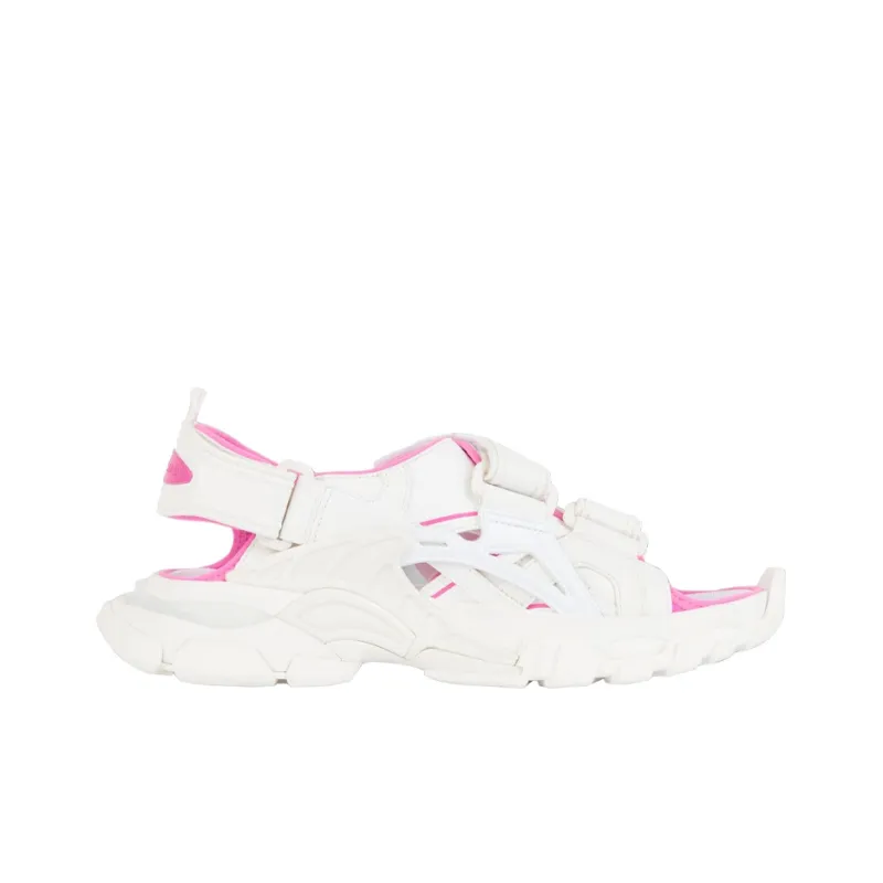 Balenciaga Track Sandals 'White Pink' Women's-1