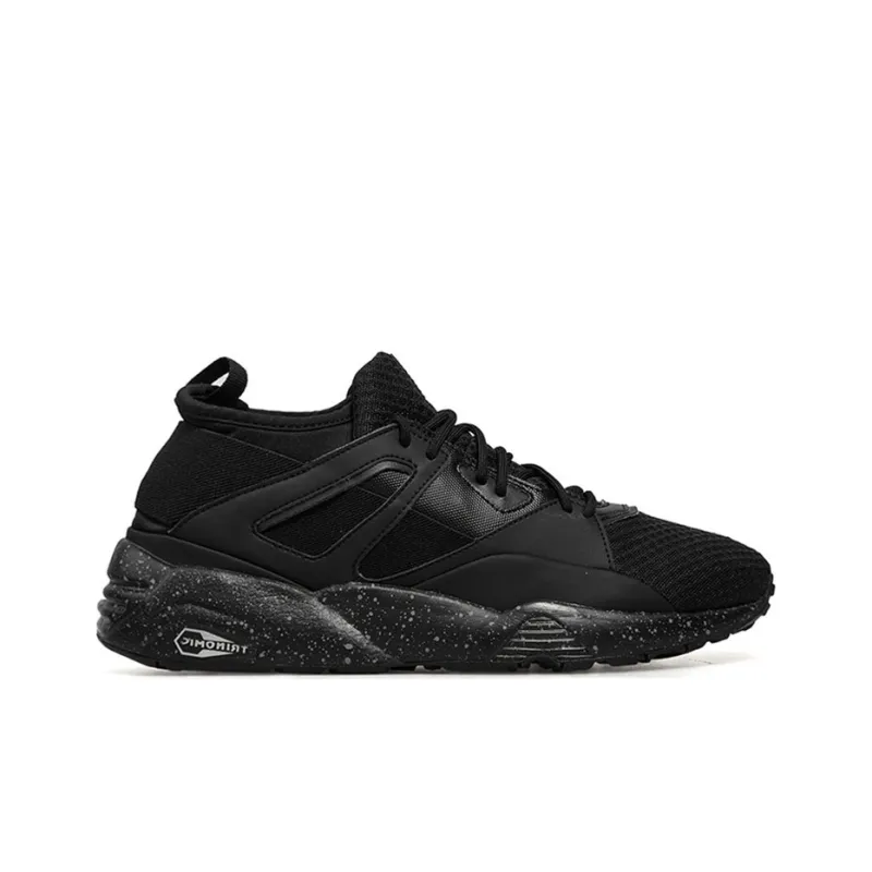 PUMA Bog Sock Cushioning Mid-Top Running Shoes Men's Black-1