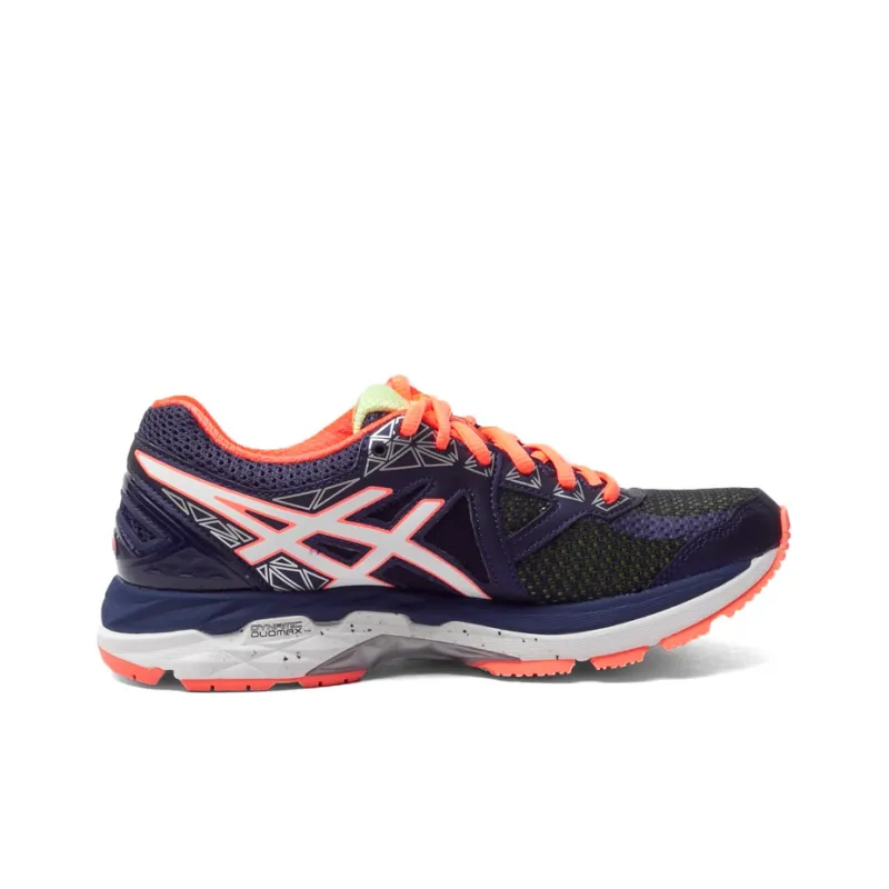 Asics GT-2000 4 Anti-Slip Wear-Resistant Low-Top Running Shoes Women's Dark Blue White-1