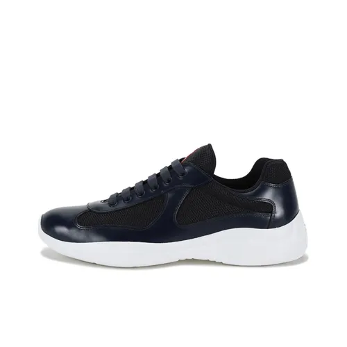 PRADA Casual Shoes Men Low-Top Blue