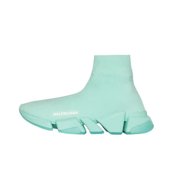 Balenciaga Speed 2.0 Recycled Transparent Sole Green Women's