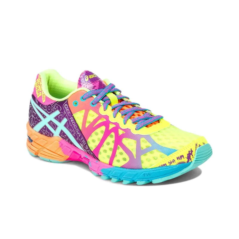 Asics Gel-Noosa Tri 9 Anti-Slip Wear-Resistant Low-Top Running Shoes Women's Yellow Multicolor-2