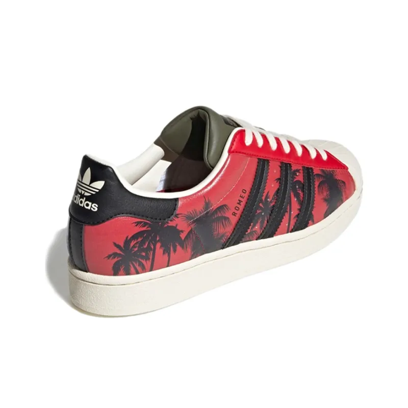 Adidas Originals Superstar Shoes 'Red Black Blue'-3