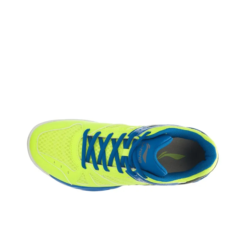 LiNing Support Low Top Running Shoes Unisex Green Blue-2