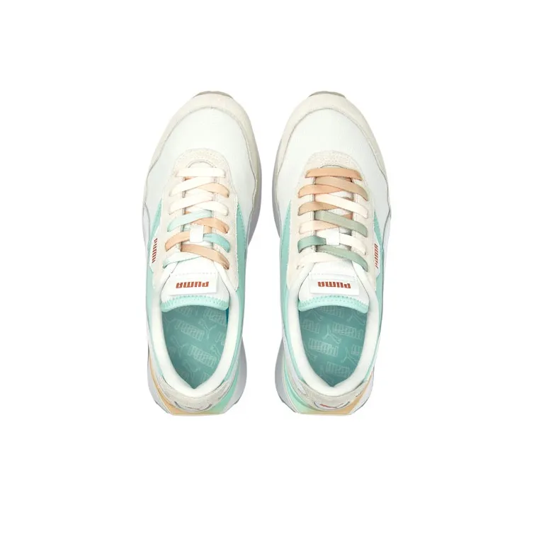 PUMA Cruise Rider Gl White Eggshell Blue Women's-3