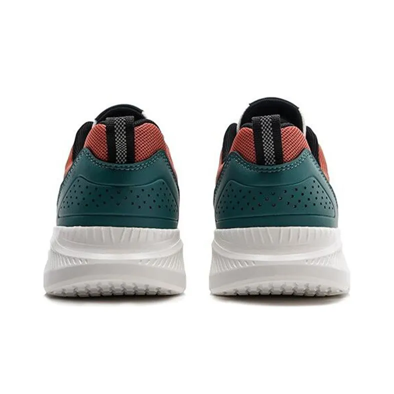 XTEP Cushioning Anti Slip And Wear Resistant Breathable Rebound Low Top Running Shoes Men's White Green Red-3