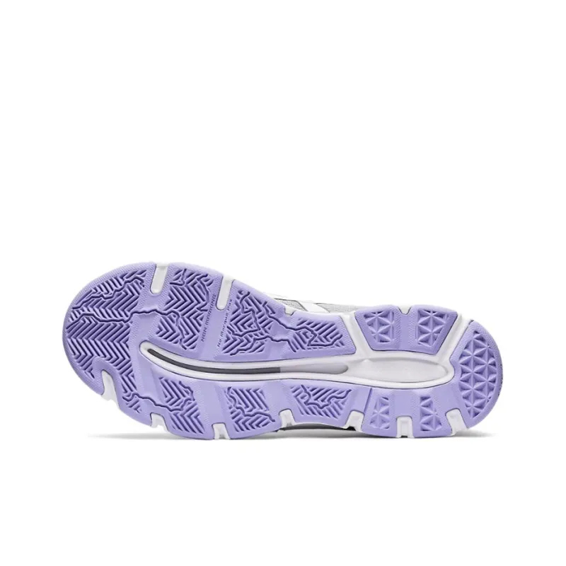 Asics Gel-Netburner Academy 8 Slip-Resistant Breathable Low-Top Running Shoes Women's Gray White-5