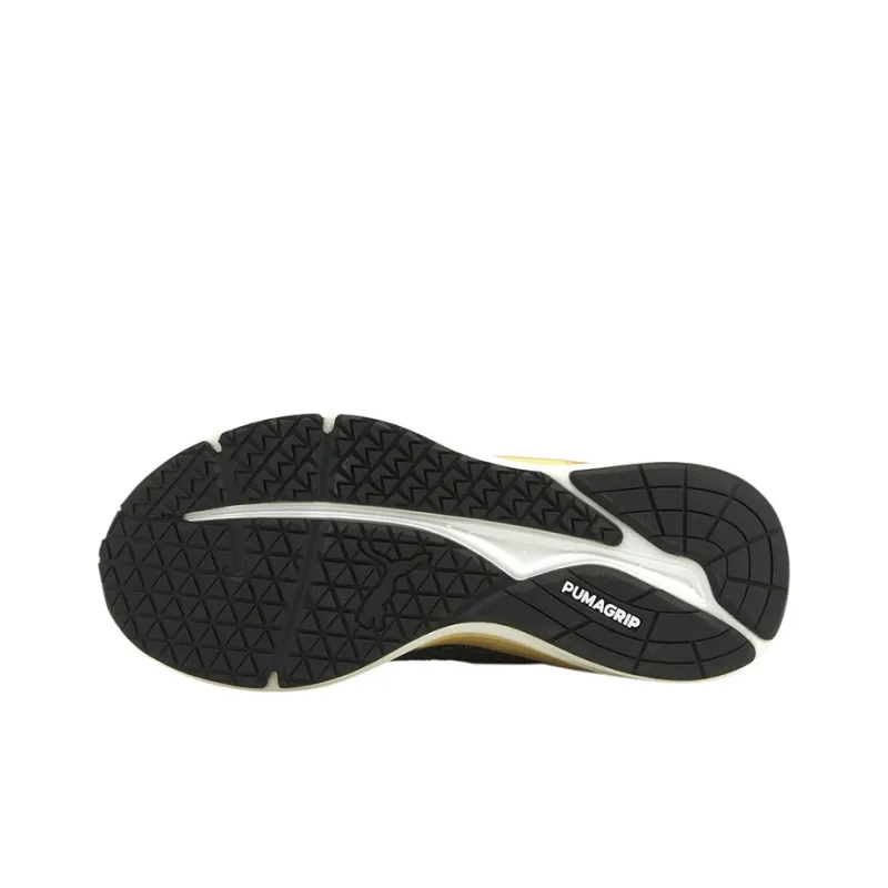 PUMA Eternity Nitro Slip-Resistant Low-Top Running Shoes Women's Black Gold-4