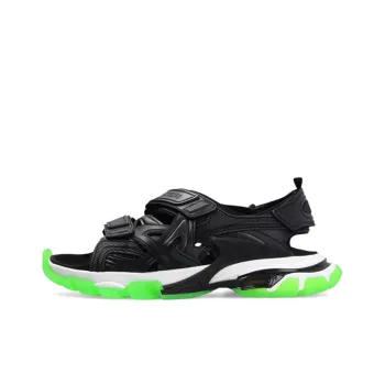 Balenciaga Track Sandal Black White Green