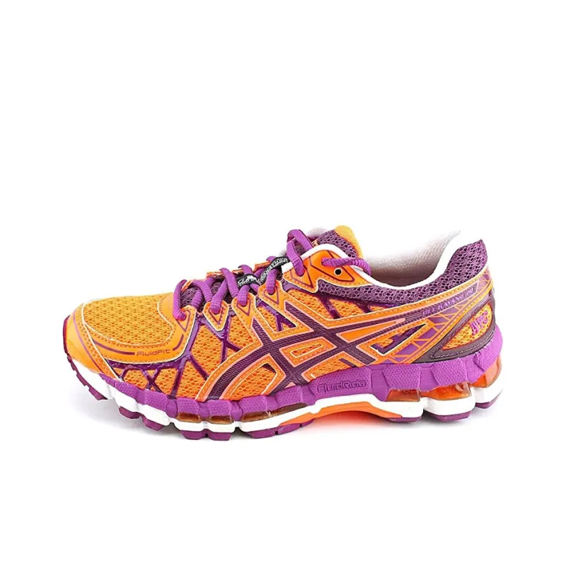 Asics Gel Kayano20 NYC Wear Resistant Low Top Running Shoes Women's Orange Purple-0