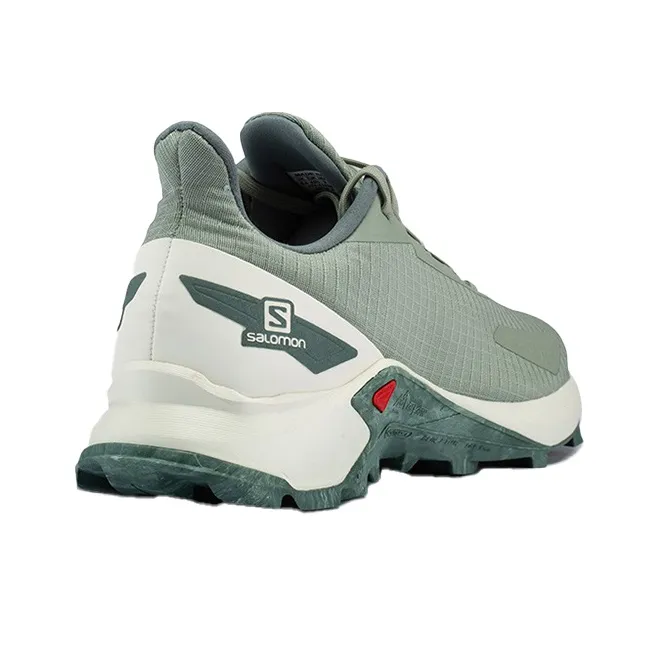 SALOMON ALPHACROSS Anti-Slip And Wear-Resistant Breathable Low-Top Casual Shoes Men's Gray Green-2