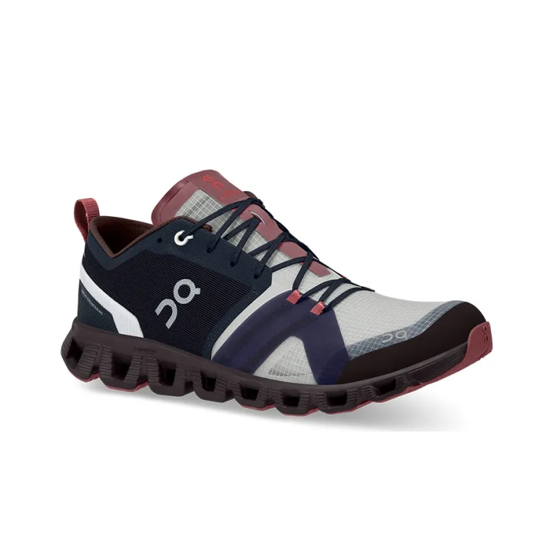 On Cloud X Shift Rebound Cushioning Breathable Abrasion Resistant Slip Resistant Low Top Running Shoes Men's Ink Black-2
