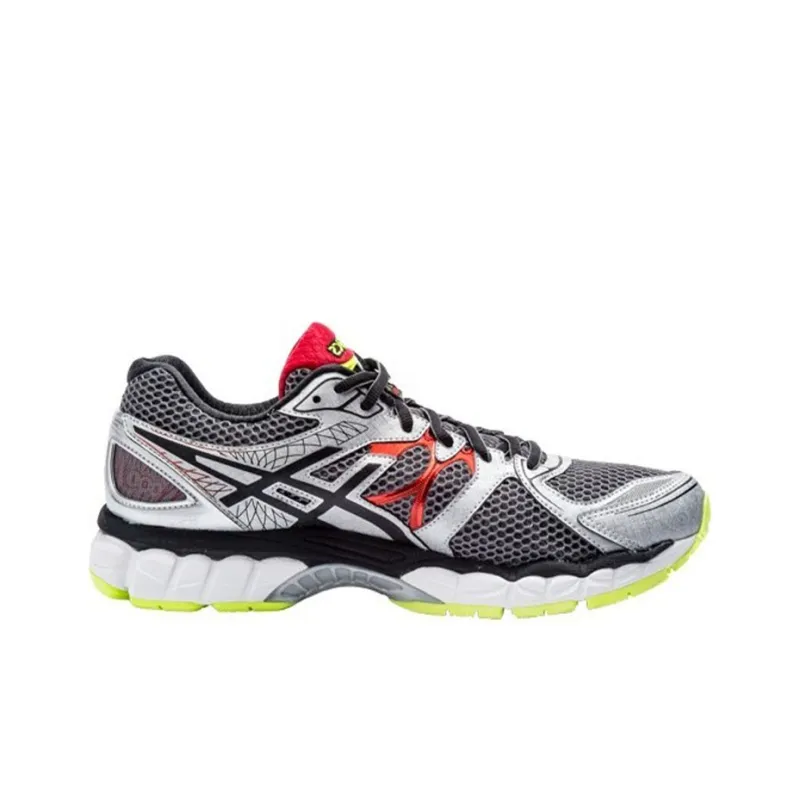 Asics GEL-Nimbus 16 Running Shoes Men Low-Top Gray/White/Red-1