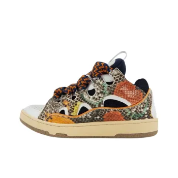 Lanvin Curb Low Top Stylish Skateboarding Shoes Men's Multicolor
