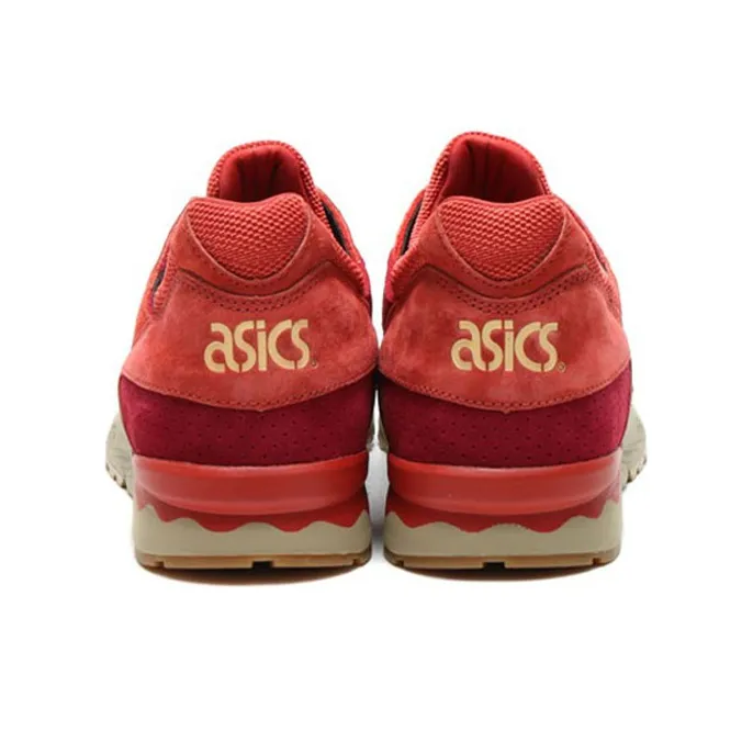 Asics Gel-Lyte 5 Wear-Resistant Low-Top Running Shoes Men's Red-2