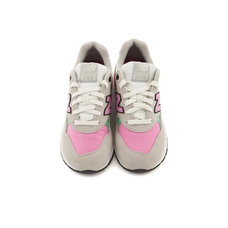 New Balance 580 'Grey Pink Green' Women's-2